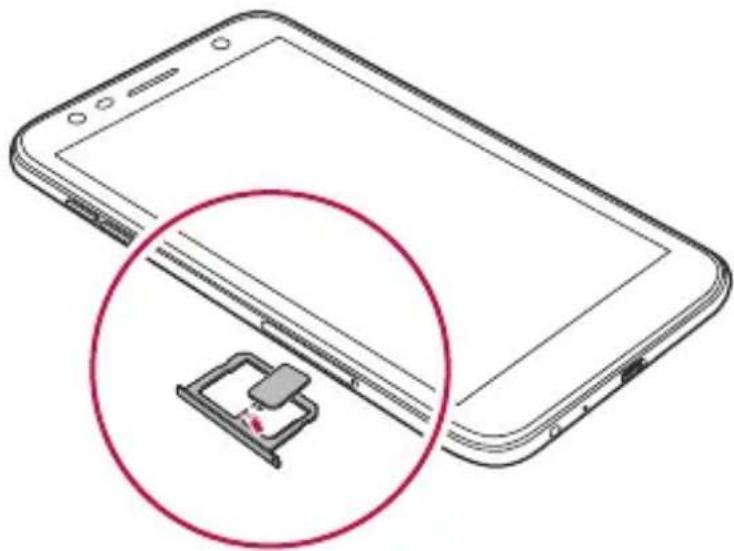 LG M320N - Installation de la carte SIM - 3