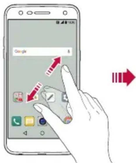 LG M320N - Zobrazenie témy pozadia - 1