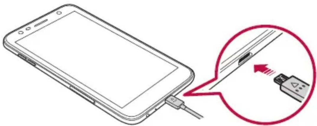 LG M320N - Charging the battery - 1