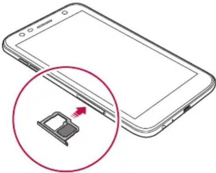 LG M320N - Installation de la carte SIM - 4