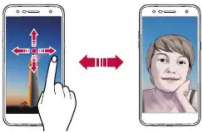 LG M320N - Passage en mode appareil frontal/arrière - 1