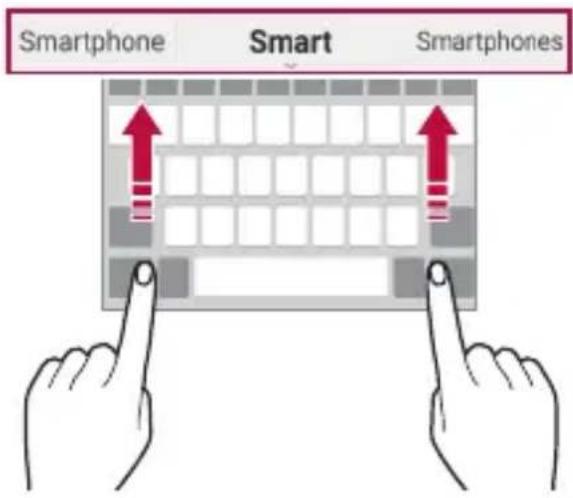 LG M320N - Suggesting words - 1