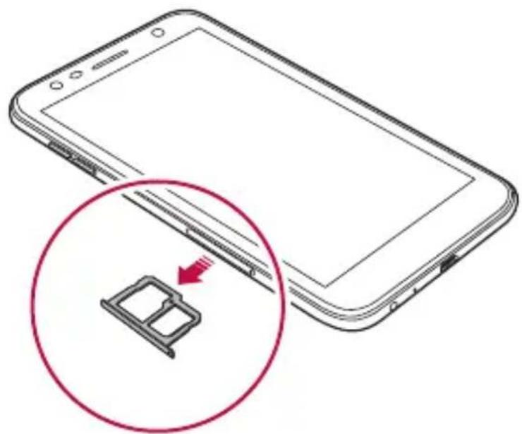 LG M320N - Wkładanie karty SIM - 3