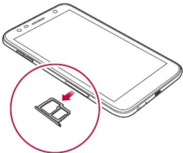 LG M320N - Installing the SIM card - 3