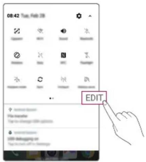 LG M320N - Notificationspanel - 2