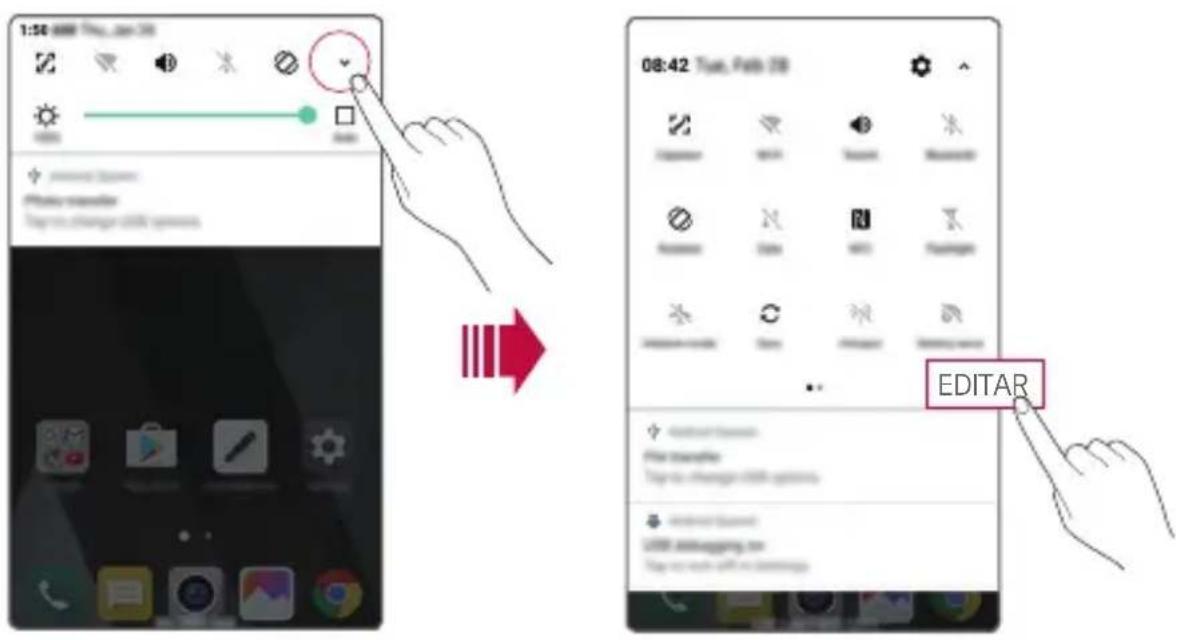 LG M320N - Panel de notificaciones - 1