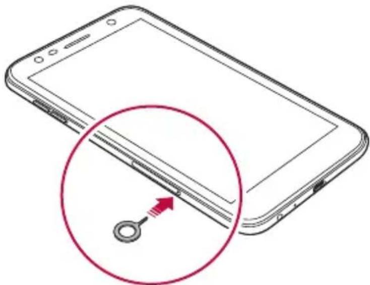 LG M320N - Installing the SIM card - 2