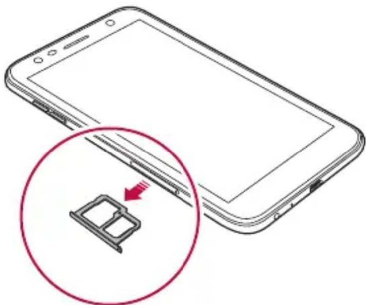 LG M320N - Instalación de la tarjeta SIM - 3