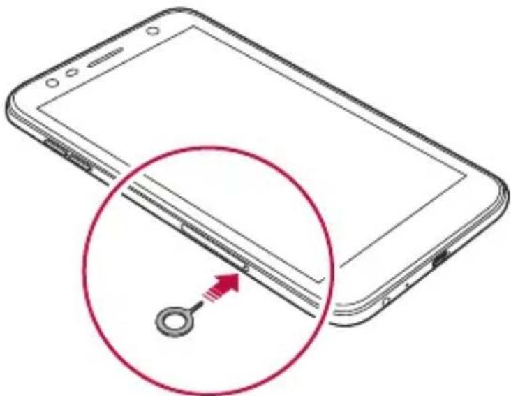 LG M320N - Installation de la carte SIM - 2