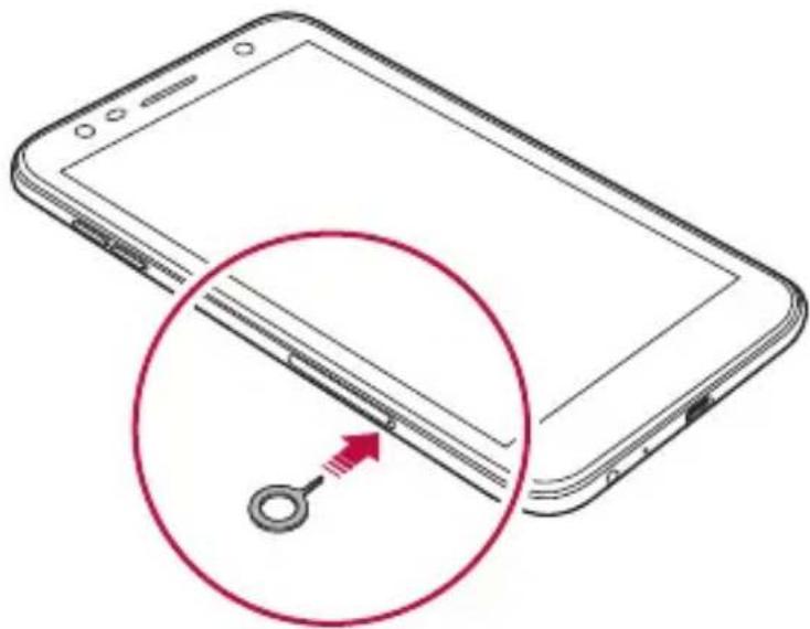LG M320N - Instalación de la tarjeta SIM - 2