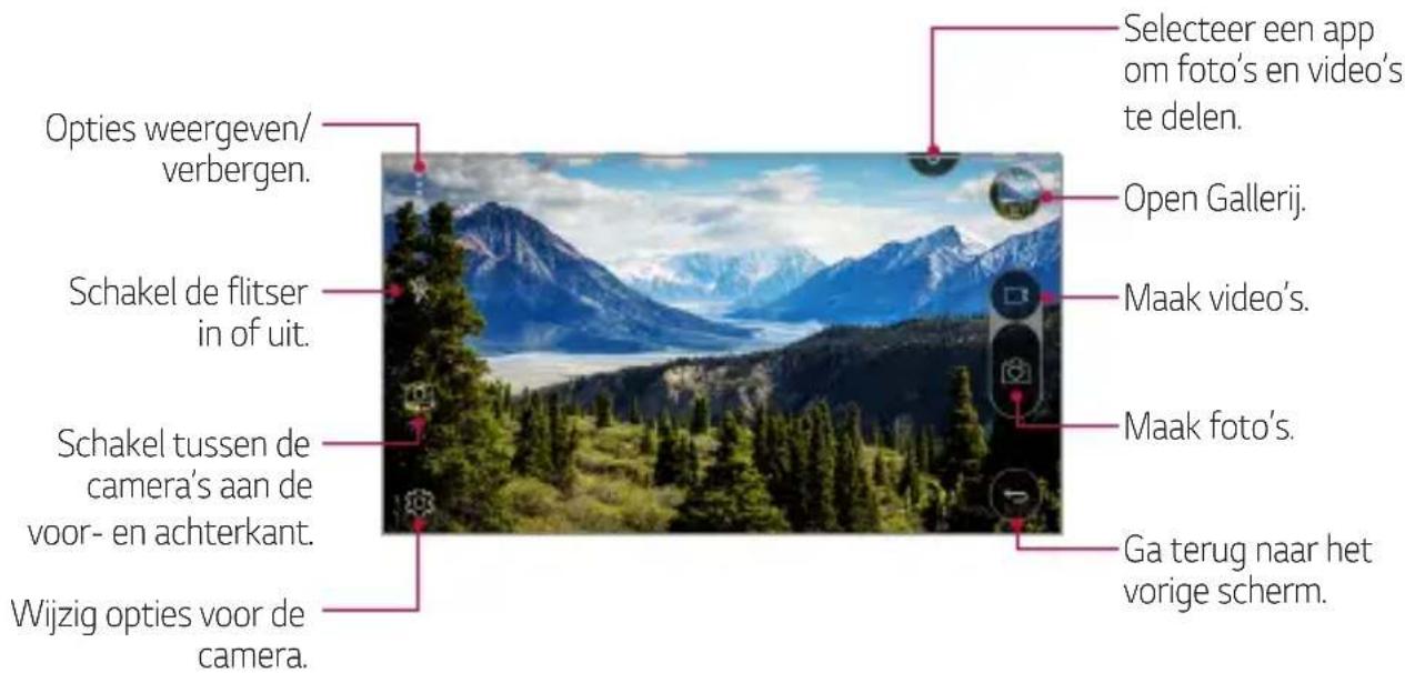 LG M160E - Camera starten - 2