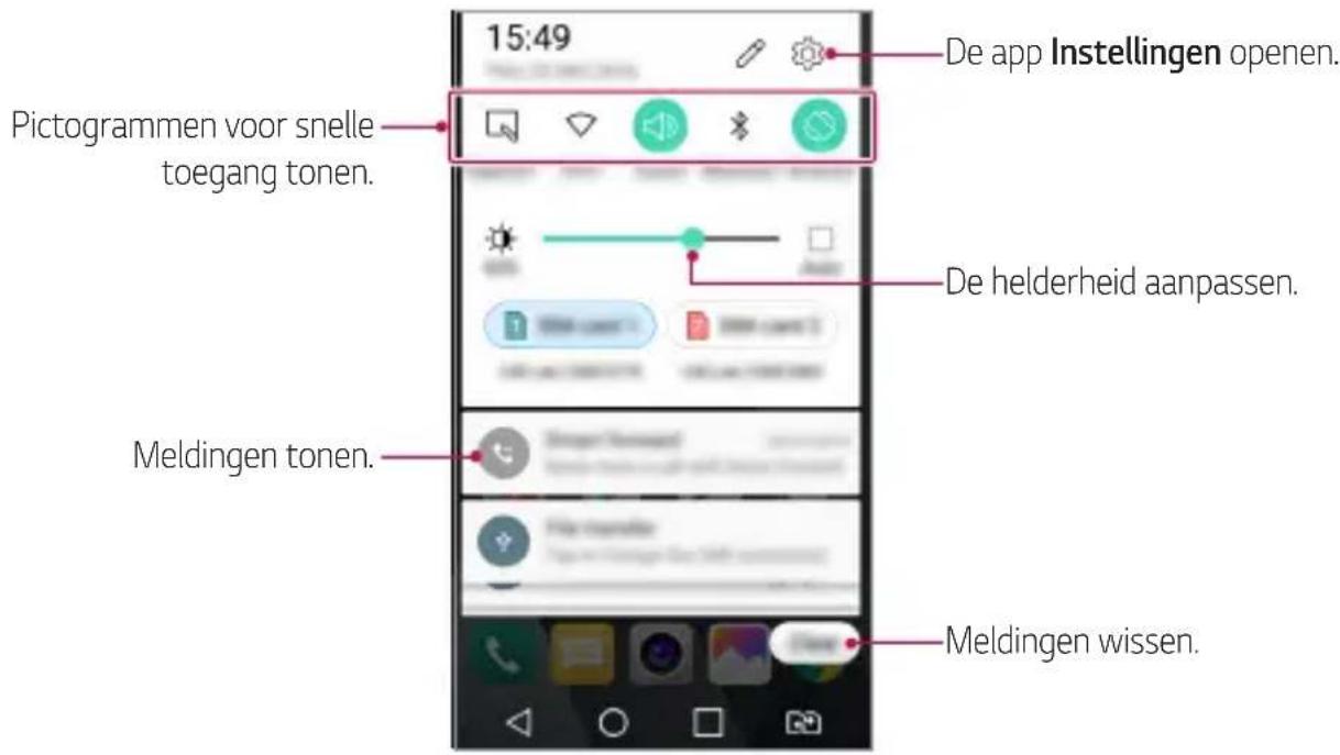 LG M160E - Meldingenpaneel - 1