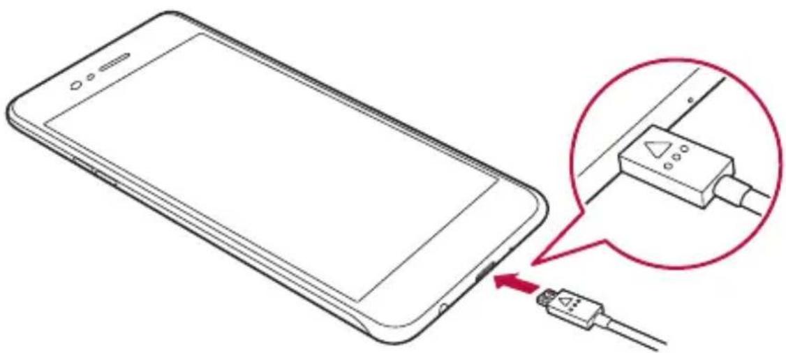LG M160E - Chargement de la batterie - 2