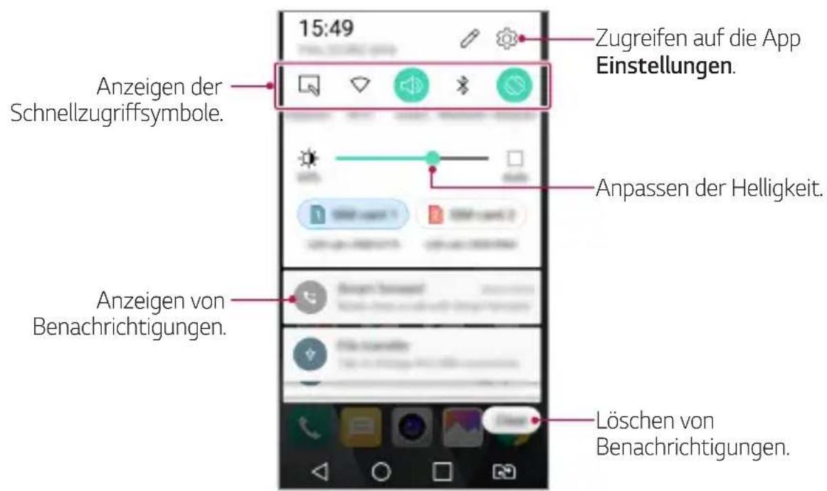LG M160E - Benachrichtigungsfeld - 1