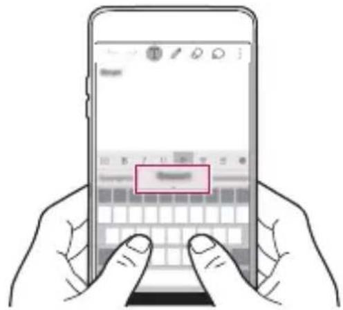 LG M160E - Utilizzo della tastiera Smart - 1