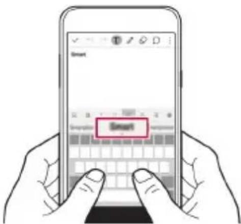 LG K580 - Smart Keyboard-Funktion verwenden - 1