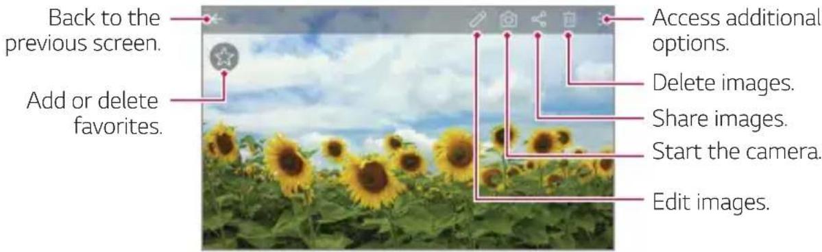 LG K580 - Viewing photos - 1