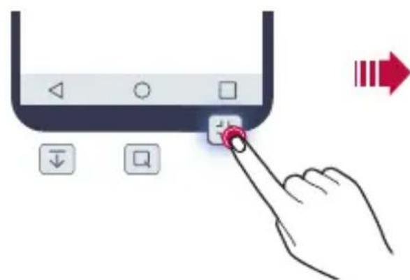 LG K580 - Modifica dei pulsanti touch della schermata Home - 1