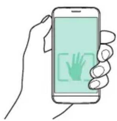 LG K580 - Gesture shot - 1