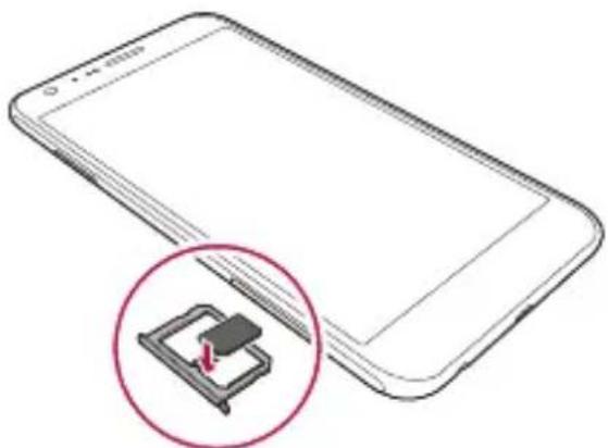 LG K580 - SIM-Karte einlagen - 3