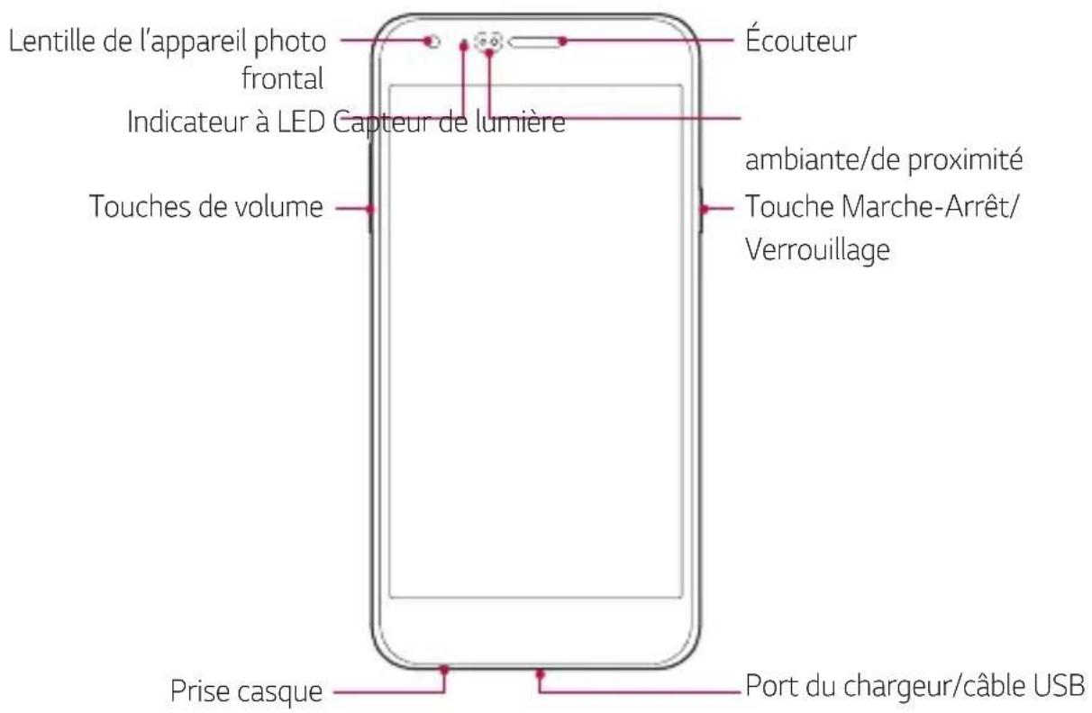 LG K580 - Présentation des pieces - 1