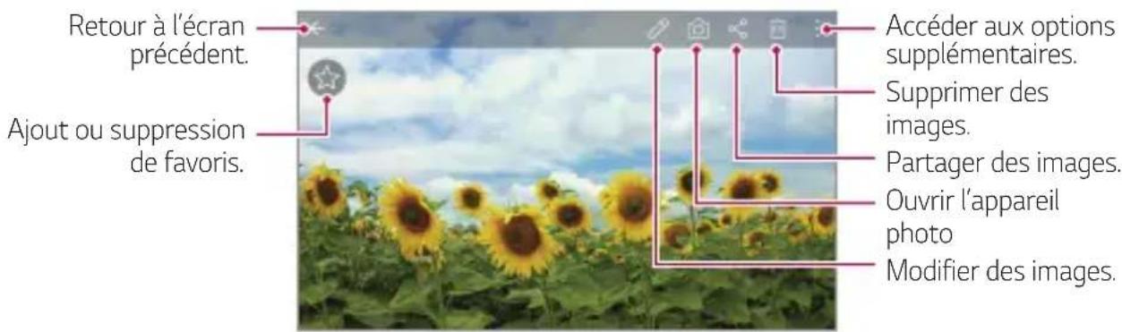 LG K580 - Affichage des photos - 1