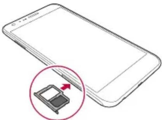 LG K580 - SIM-Karte einlagen - 4