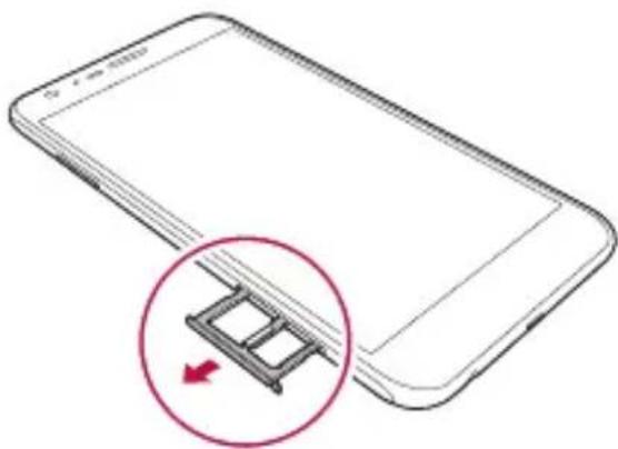 LG K580 - Installazione della scheda SIM - 2