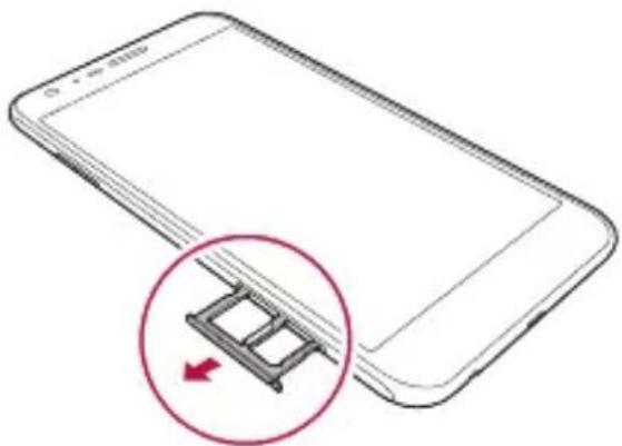 LG K580 - Installation de la carte SIM - 2