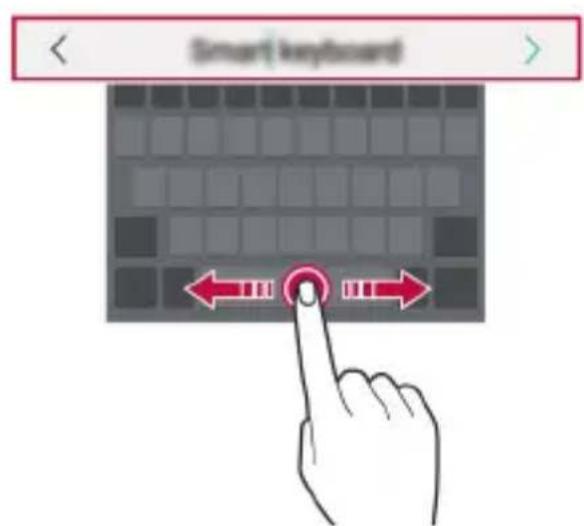 LG K580 - Cursor verschieben - 1
