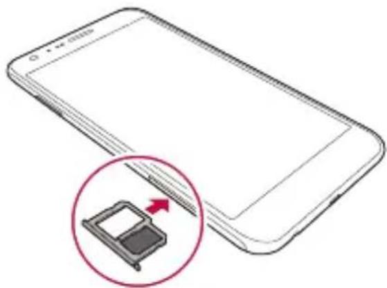 LG K580 - Installing the SIM card - 4