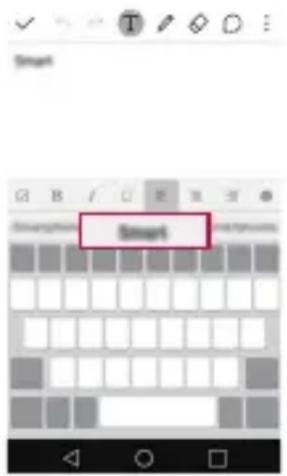 LG K500N - SmartKeyboard-Funktionverwenden - 1