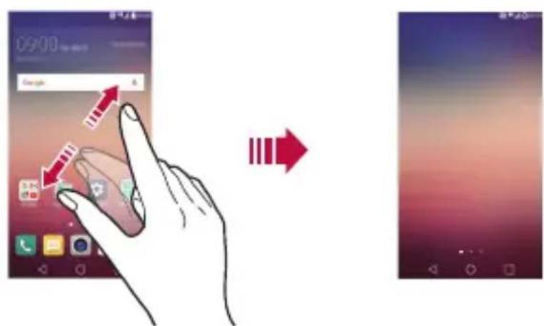 LG K500N - Visualizzazione del tema di sfondo - 1