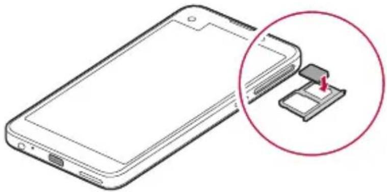 LG K500N - Installazione della scheda SIM - 1