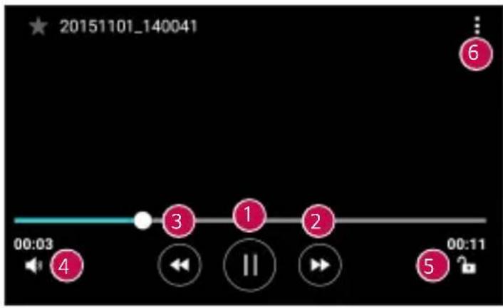 LG K420N - Možnosti videoposnetkov - 1