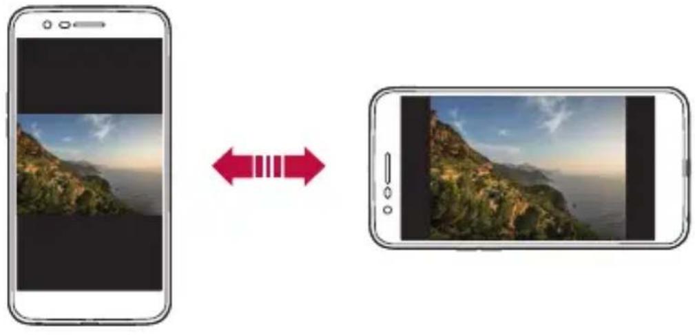 LG M200N - Schimbareaorientării ecranului - 1