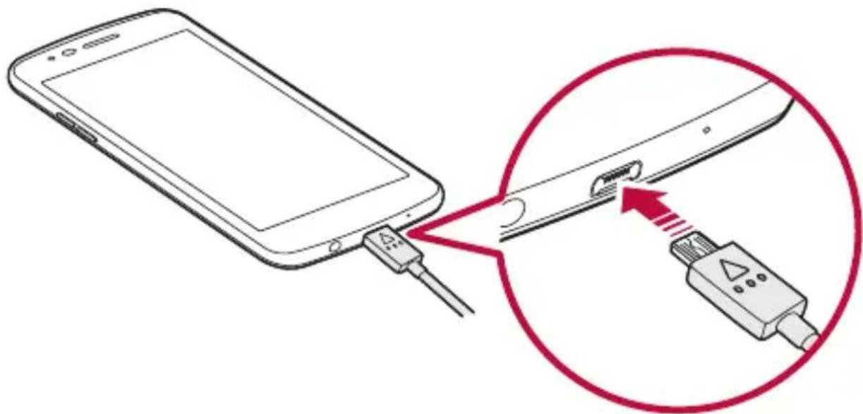 LG M200N - Chargement de la batterie - 1