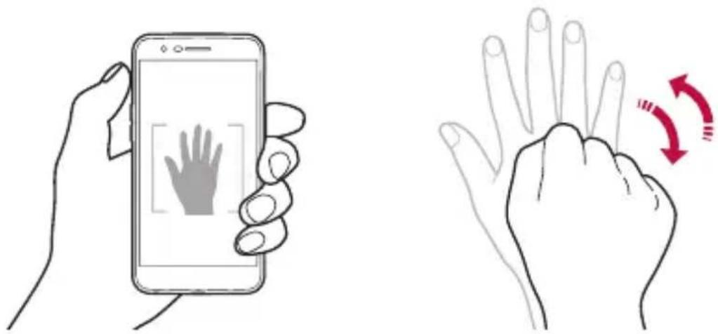 LG M200N - Gesto de la mano - 1