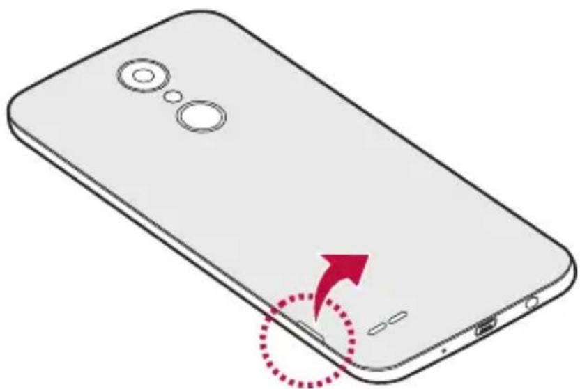LG M200N - Instalación de la batería - 1