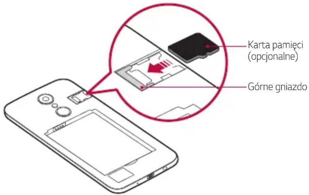 LG M200N - Włóż kartę pamięci do gniazda karty pamięci. - 1