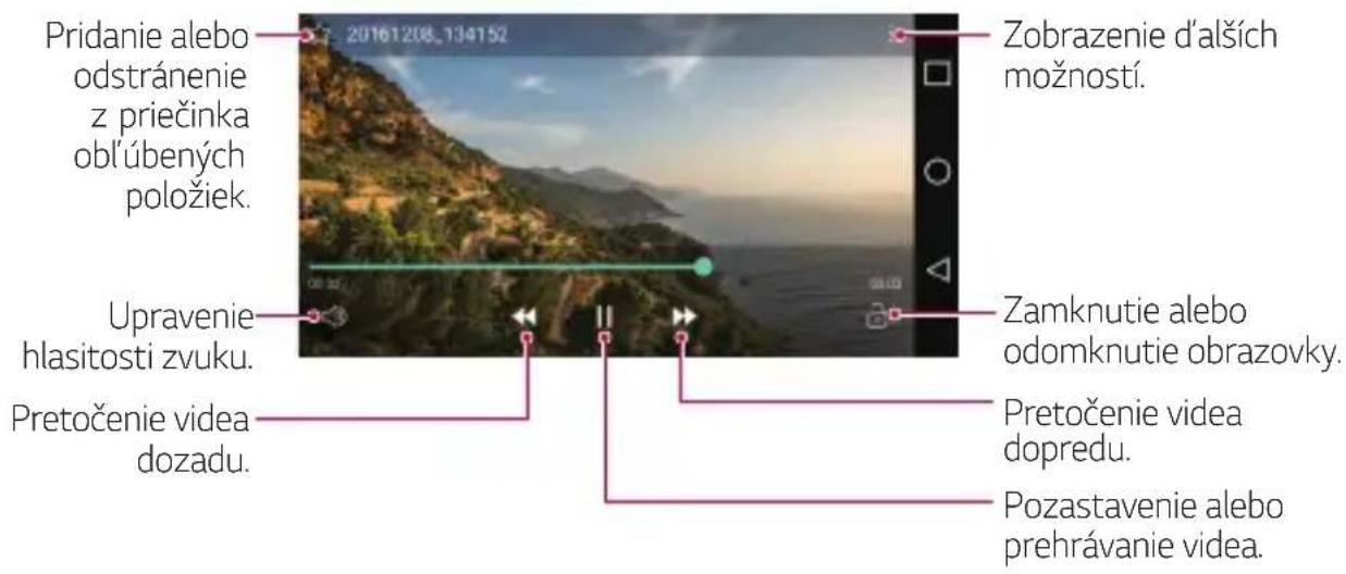 LG M200N - Prehrávanie video - 1