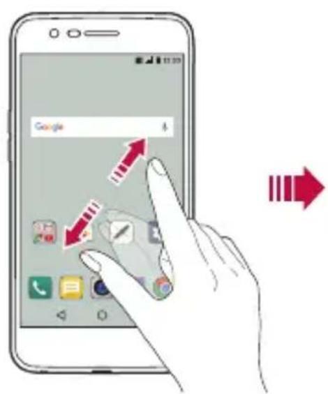 LG M200N - Visualización del tema de fondo - 1