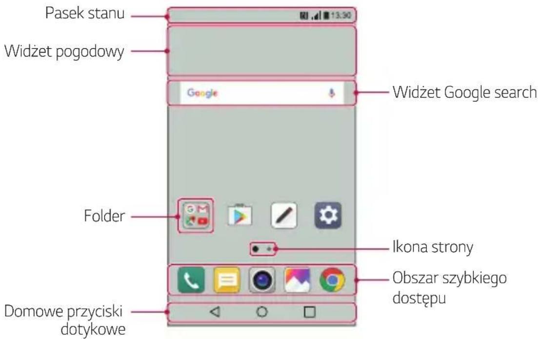 LG M200N - Układ ekranu głównego - 1