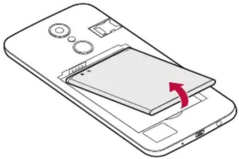 LG M200N - Scoaterea bateriei - 1