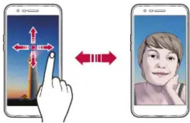 LG M200N - Prepínanie medzi fotoaparátmi - 1