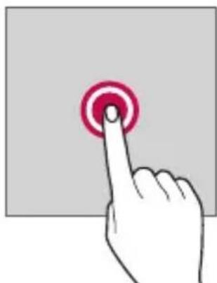 LG M200N - Touching and holding - 1
