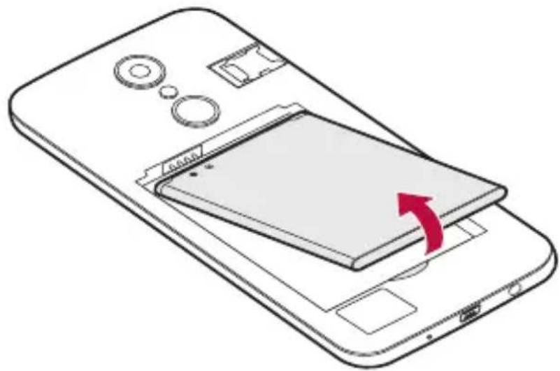 LG M200N - Removing the battery - 1