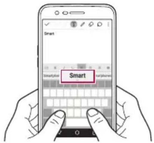 LG M200N - Utilisation du clavier Smart - 1