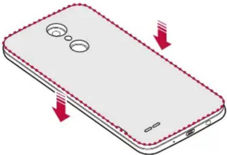 LG M200N - Installing the battery - 3