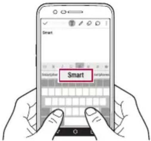 LG M200N - Utilizarea Smart Keyboard - 1